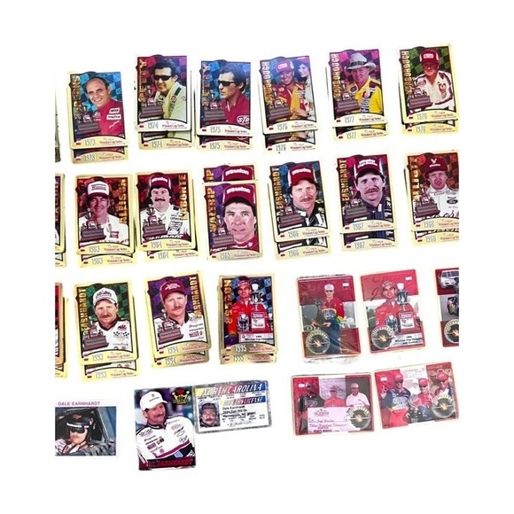Nascar Lot 51 Metal Cards COA, 5 Collector Cards, Sticker, Tin & More 1971-1995 - Picture 3 of 11